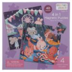 Μαγνητικό Puzzle 4 in 1, Fairytail