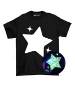 Illuminated apparel - Παιδική μπλούζα glow in the dark με σχέδιο αστέρι