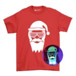 Illuminated apparel - Παιδική μπλούζα glow in the dark με σχέδιο Άγιος Βασίλης