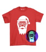 Illuminated apparel - Παιδική μπλούζα glow in the dark με σχέδιο Άγιος Βασίλης