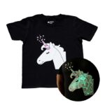Illuminated apparel - Παιδική μπλούζα glow in the dark με σχέδιο μονόκερο