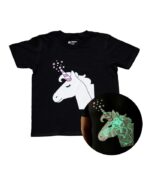 Illuminated apparel - Παιδική μπλούζα glow in the dark με σχέδιο μονόκερο