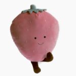 Διακοσμητικό Μαξιλάρι λούτρινο Φραουλίτσα 35 εκ