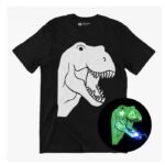 Illuminated apparel - Παιδική μπλούζα glow in the dark με σχέδιο δεινόσαυρο