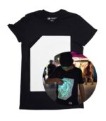 Illuminated apparel - Μπλούζα glow in the dark μαύρη