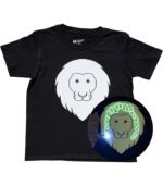 Illuminated apparel - Παιδική μπλούζα glow in the dark με σχέδιο λιοντάρι