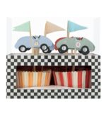Meri meri Σετ Cupcake Kit αυτοκίνητα Race Cars (24τμχ)