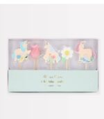 Meri meri Κεράκια Μονόκερος Meadow Unicorn ( 5 τμχ )