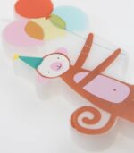 Meri meri κεράκια γενεθλίων με ζωάκια Animal Parade (4τμχ) - Image 3